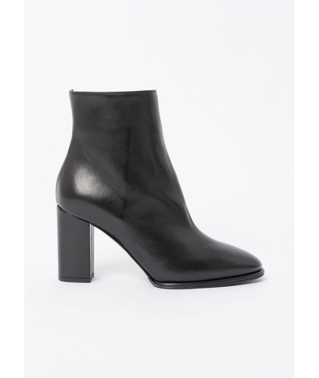 LE SILLA Черные кожаные ботильоны, фото 6