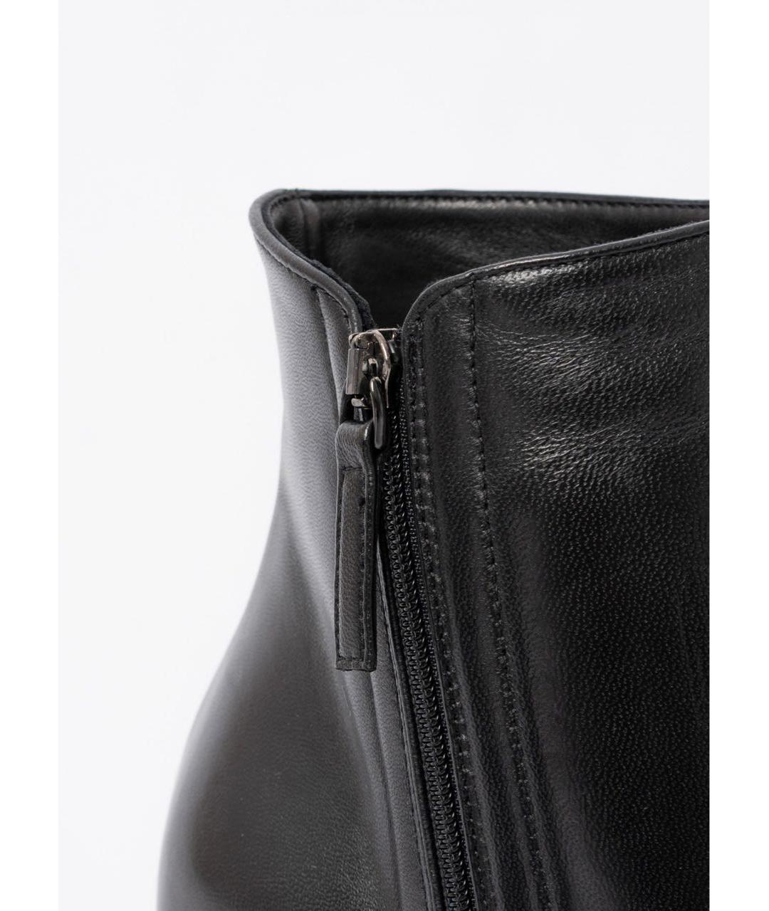 LE SILLA Черные кожаные ботильоны, фото 5