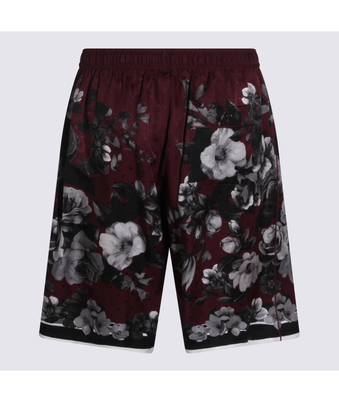 DOLCE&GABBANA Бордовые шорты, фото 3