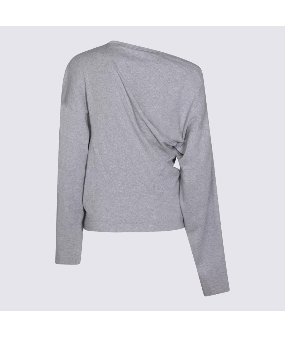 VIVIENNE WESTWOOD Серый хлопковый джемпер / свитер, фото 2