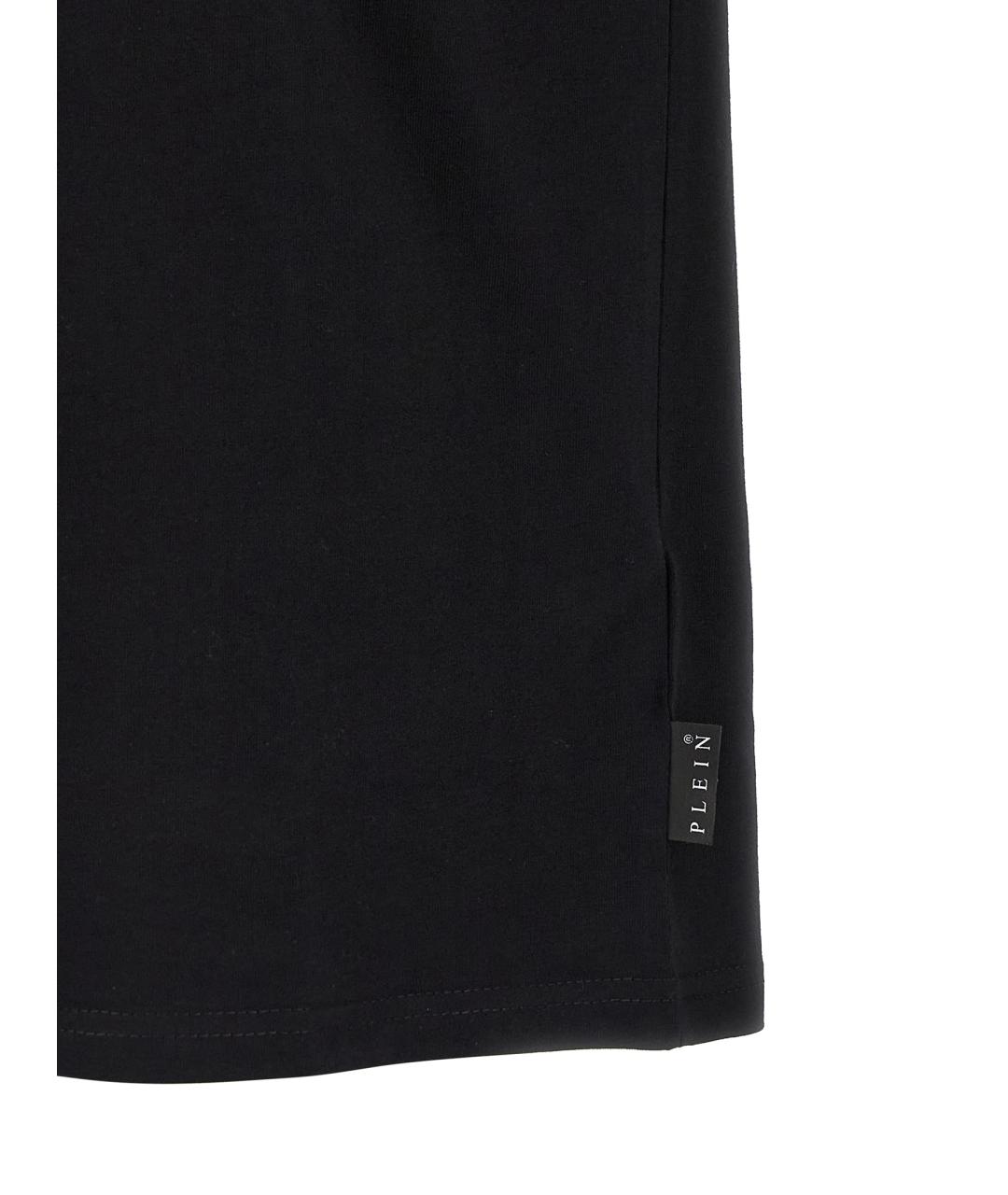 PHILIPP PLEIN Черная хлопковая футболка, фото 4