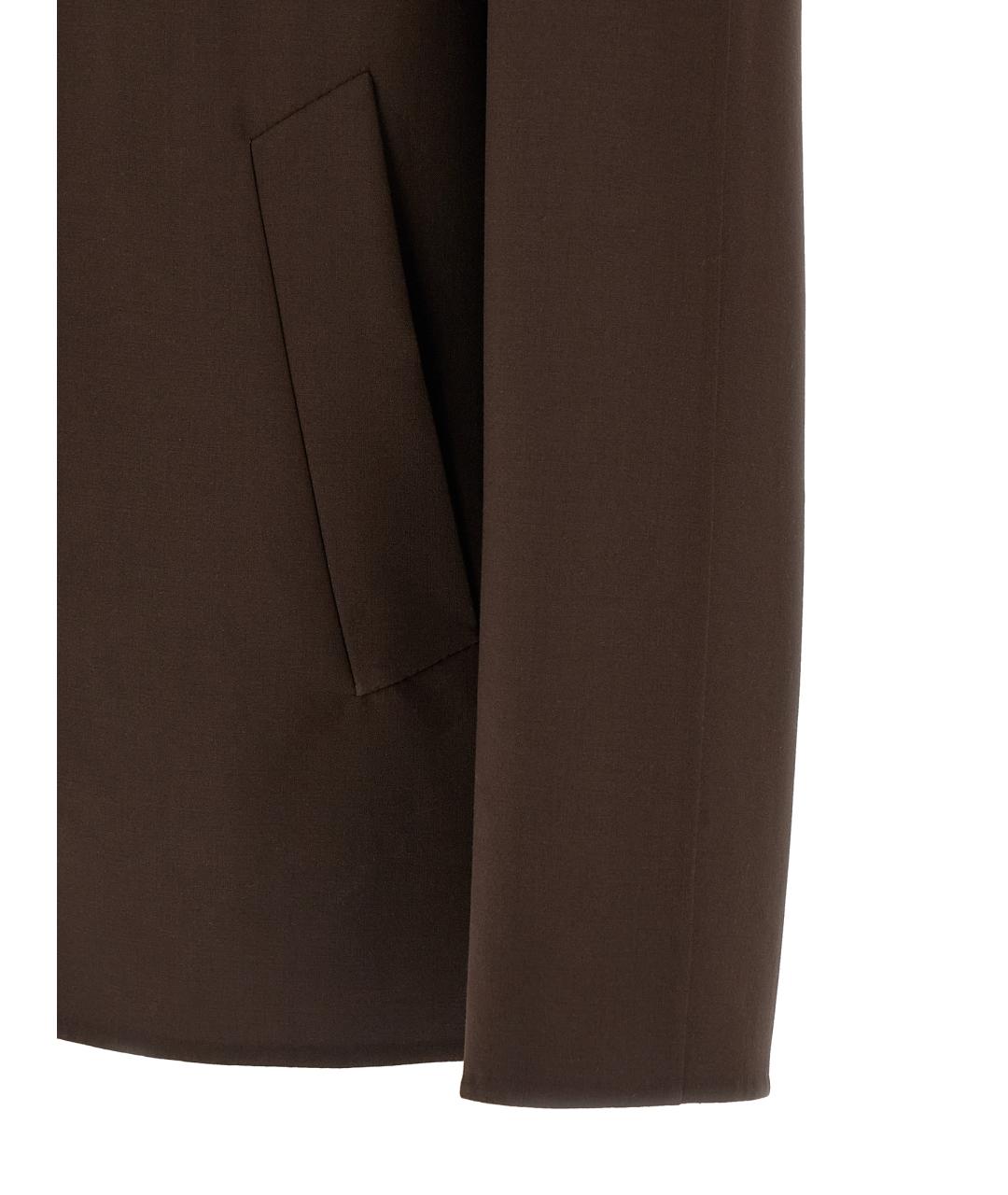 HERNO Коричневая шерстяная куртка, фото 4