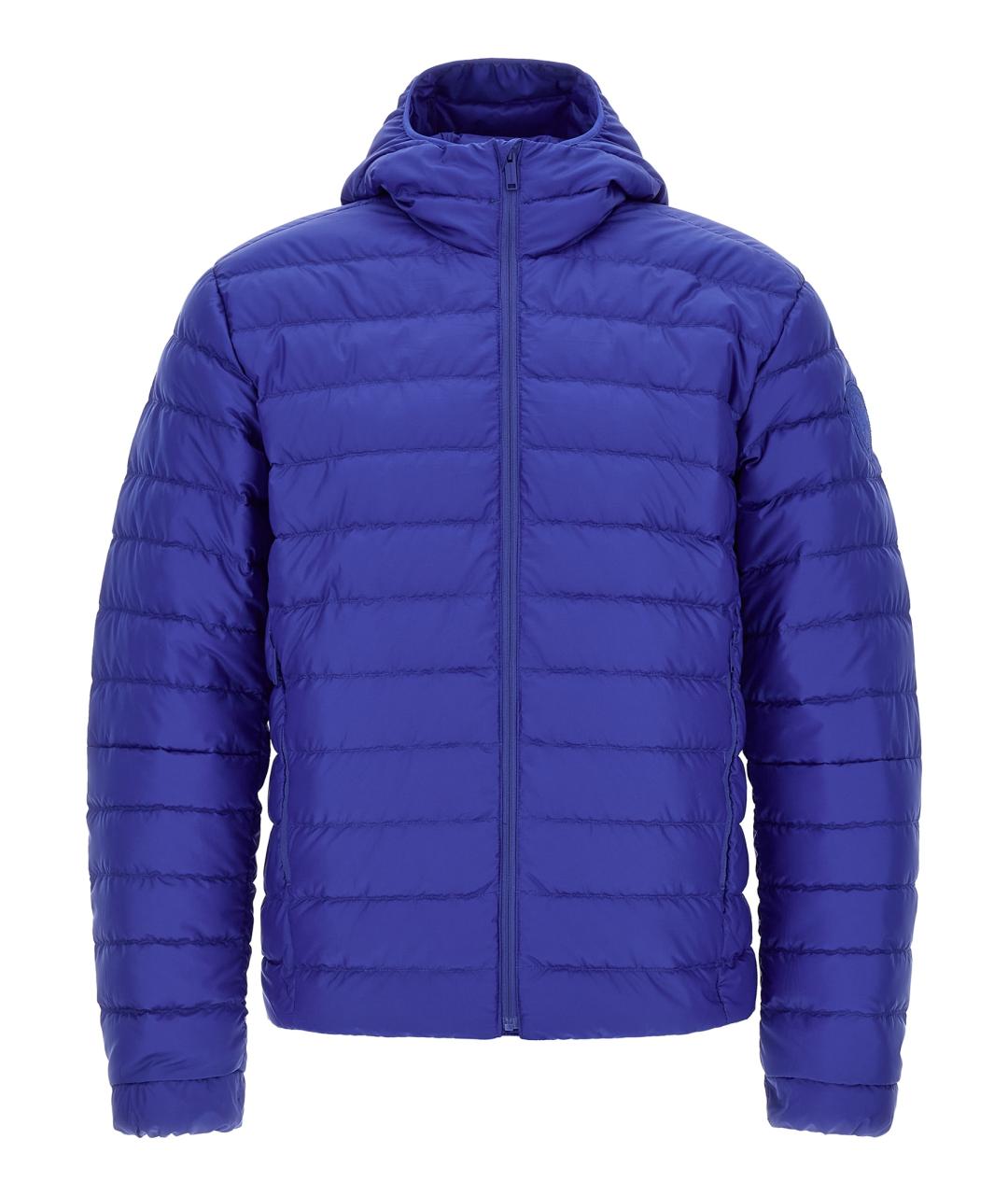 CANADA GOOSE Синий полиамидовый пуховик, фото 1