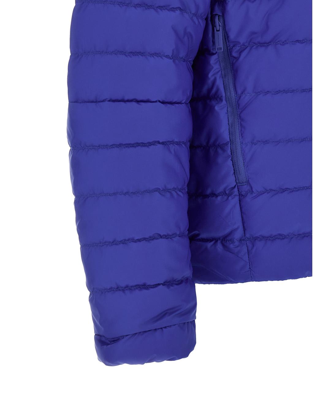 CANADA GOOSE Синий полиамидовый пуховик, фото 4