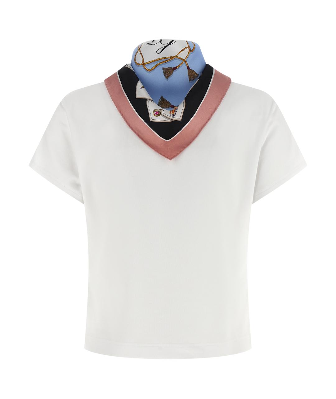 DOLCE&GABBANA Белая хлопковая футболка, фото 3