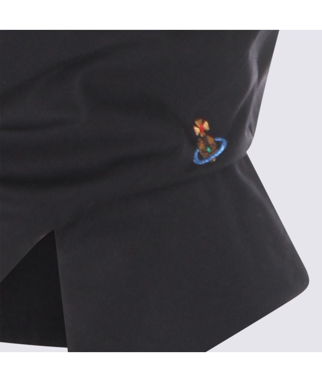 VIVIENNE WESTWOOD Черная хлопковая майка, фото 3