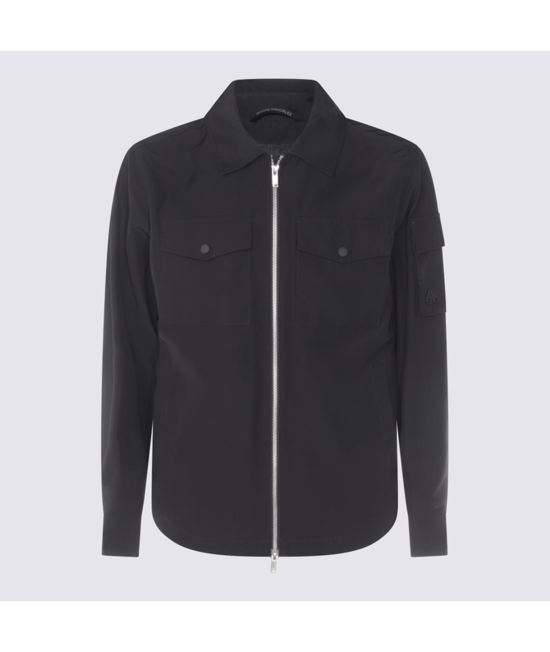 MOOSE KNUCKLES Черная полиэстеровая куртка, фото 3