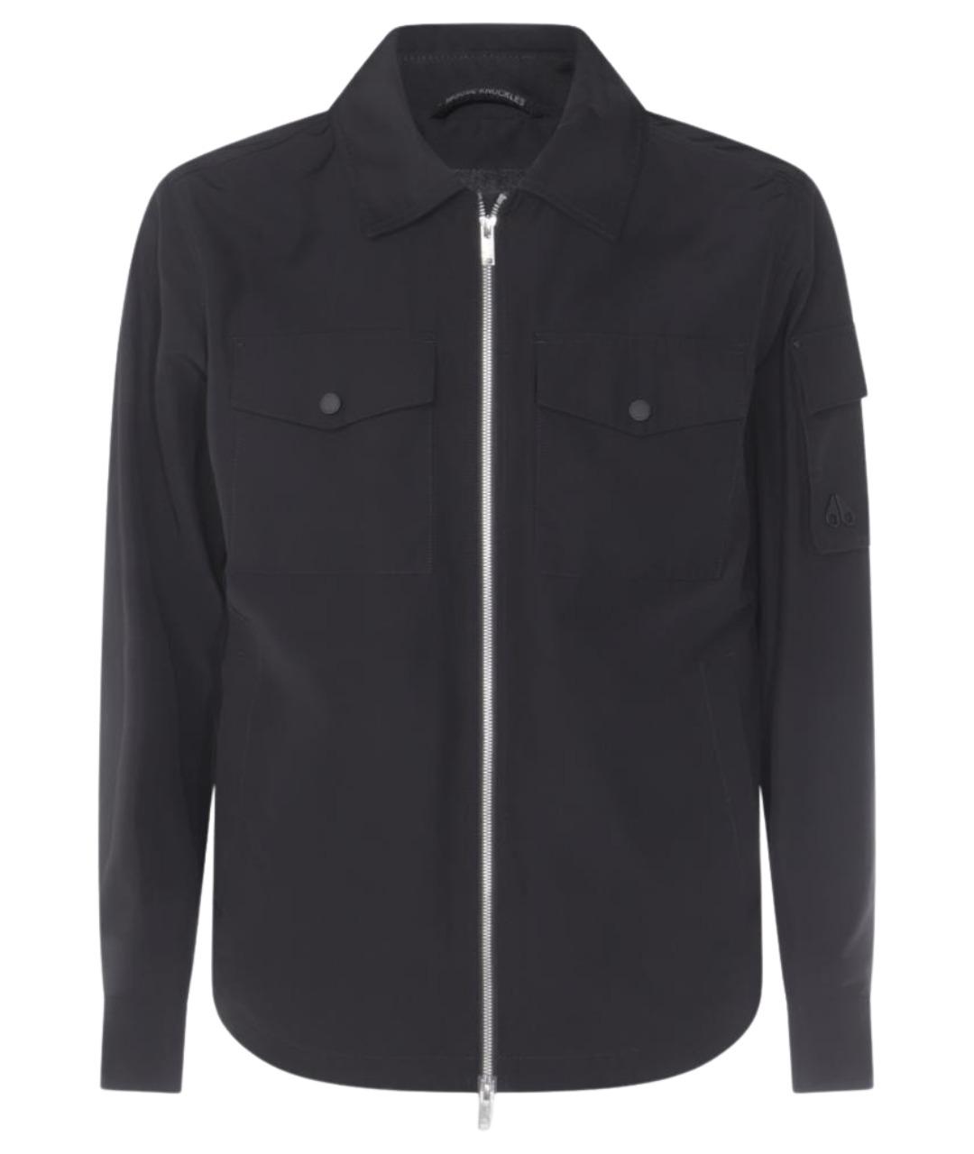 MOOSE KNUCKLES Черная полиэстеровая куртка, фото 1