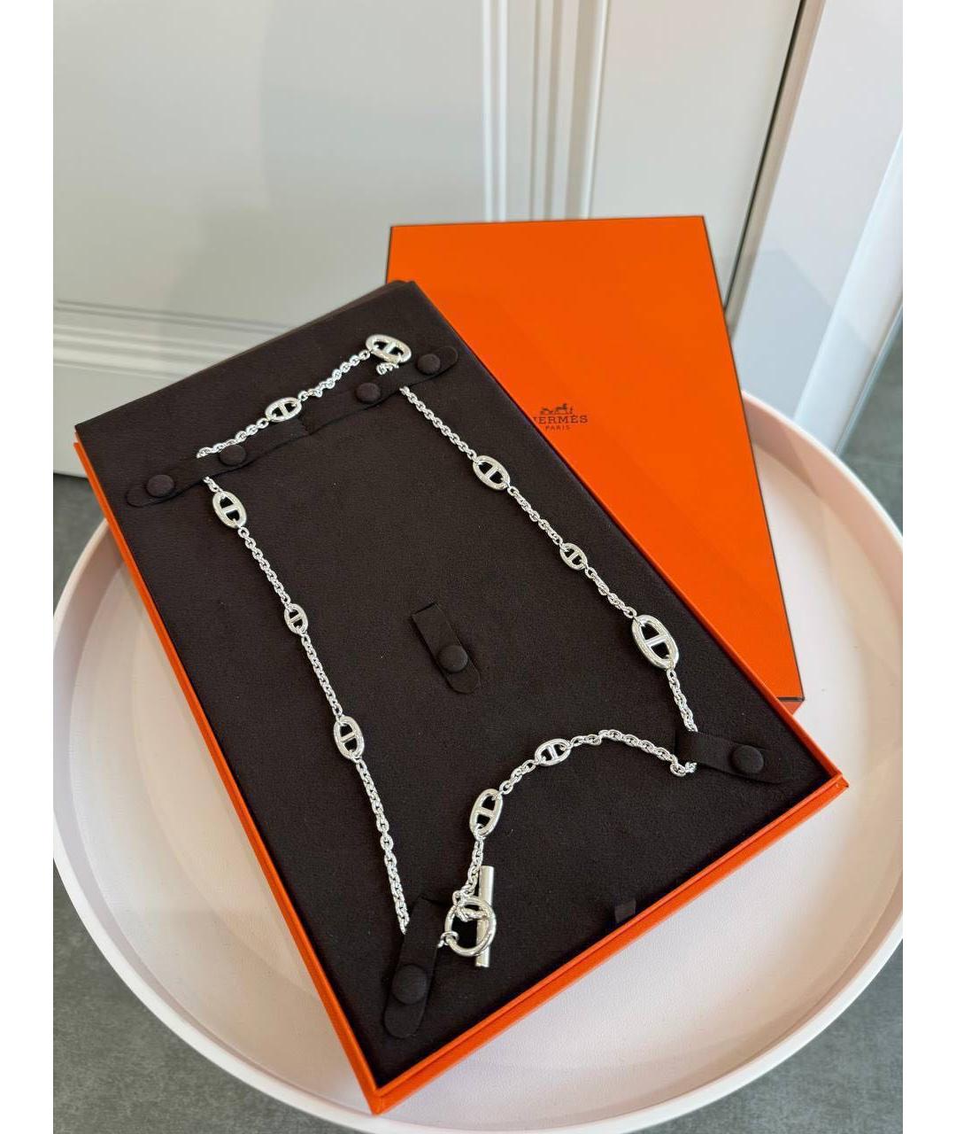 HERMES Серебряная серебряная цепочка, фото 5