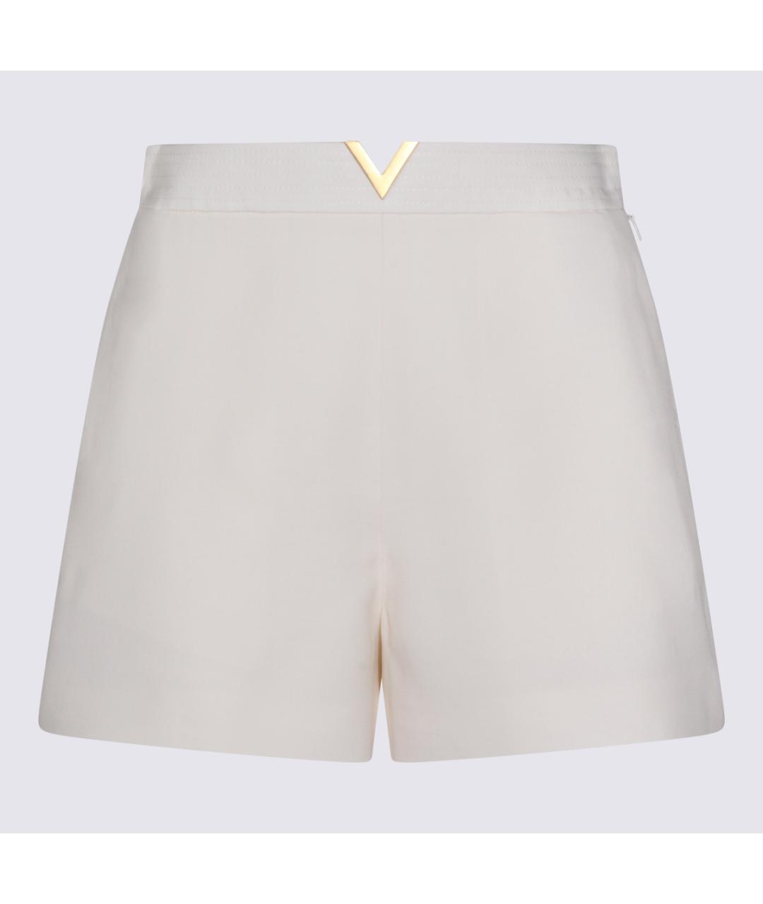 VALENTINO Бежевые хлопковые шорты, фото 4