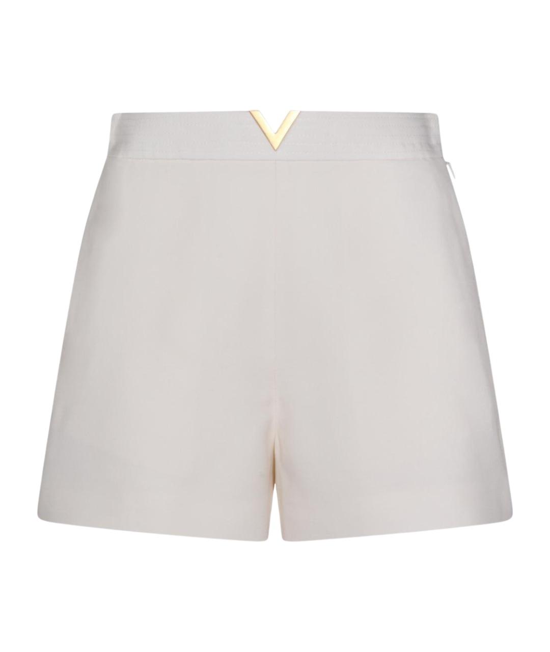 VALENTINO Бежевые хлопковые шорты, фото 1