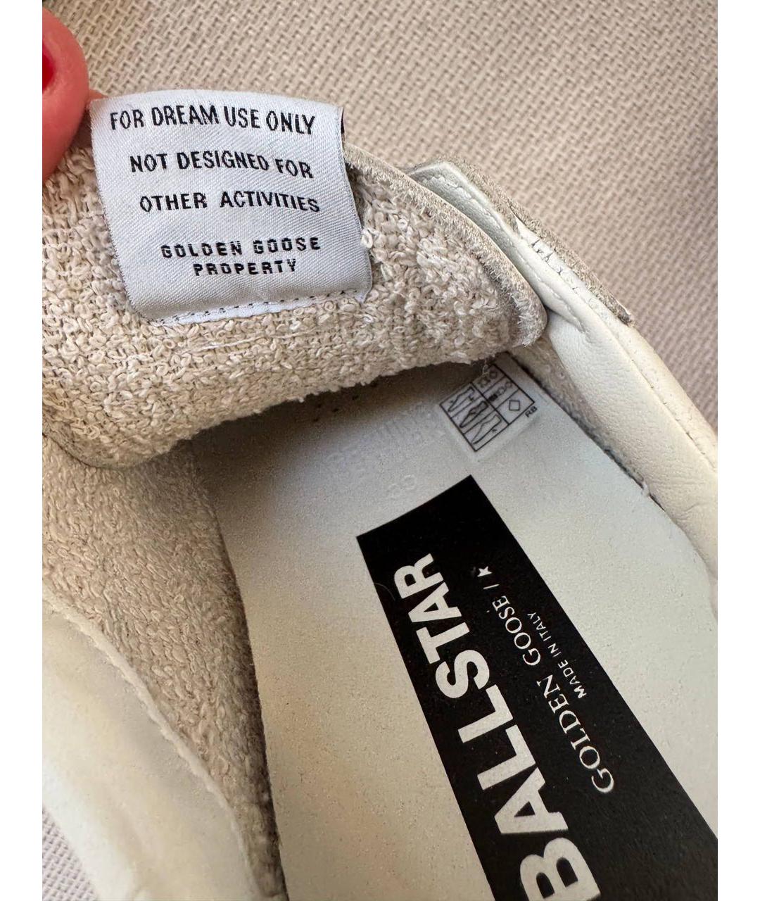 GOLDEN GOOSE DELUXE BRAND Белые кожаные кеды, фото 5