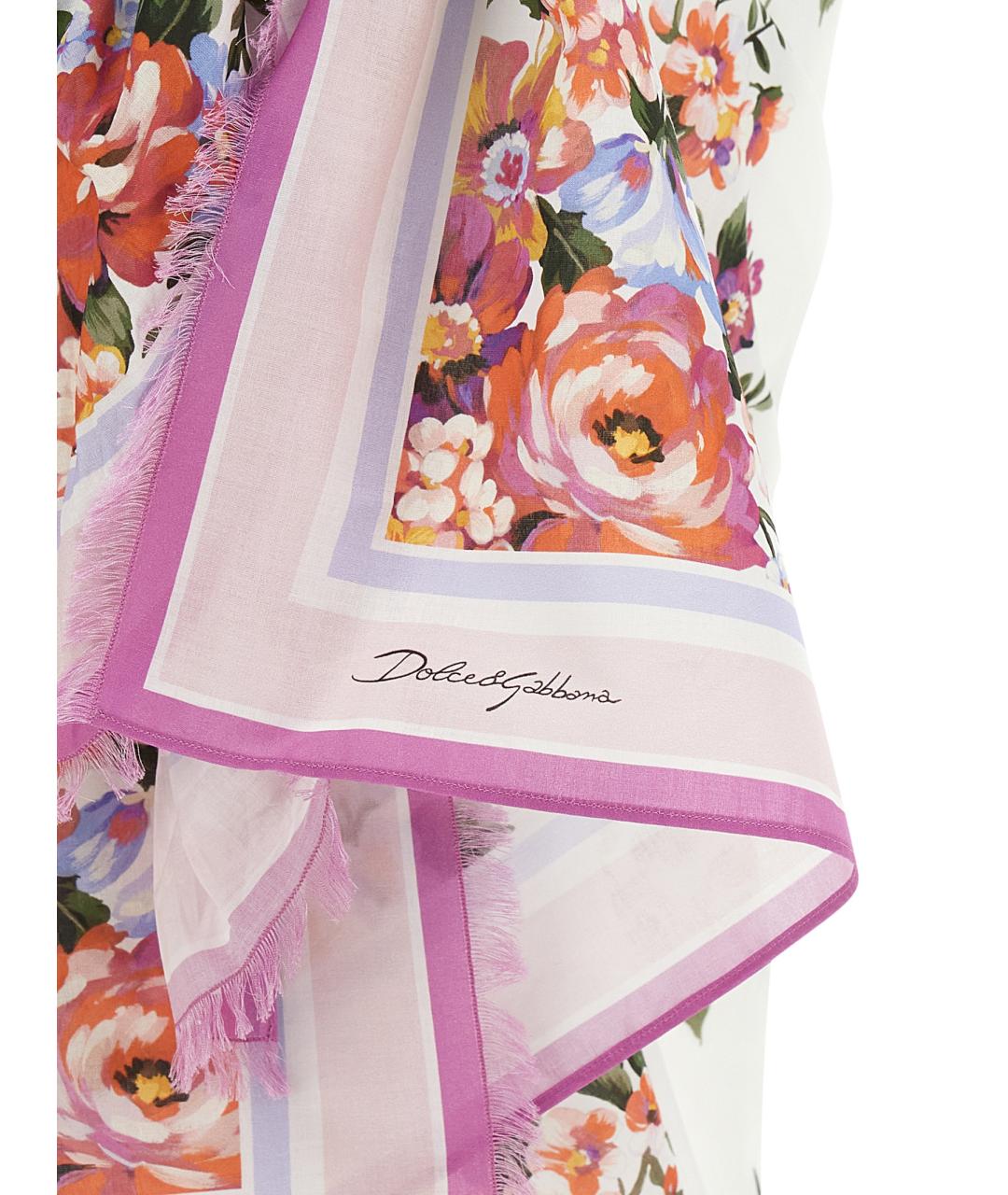 DOLCE&GABBANA Мульти хлопковое парео, фото 5