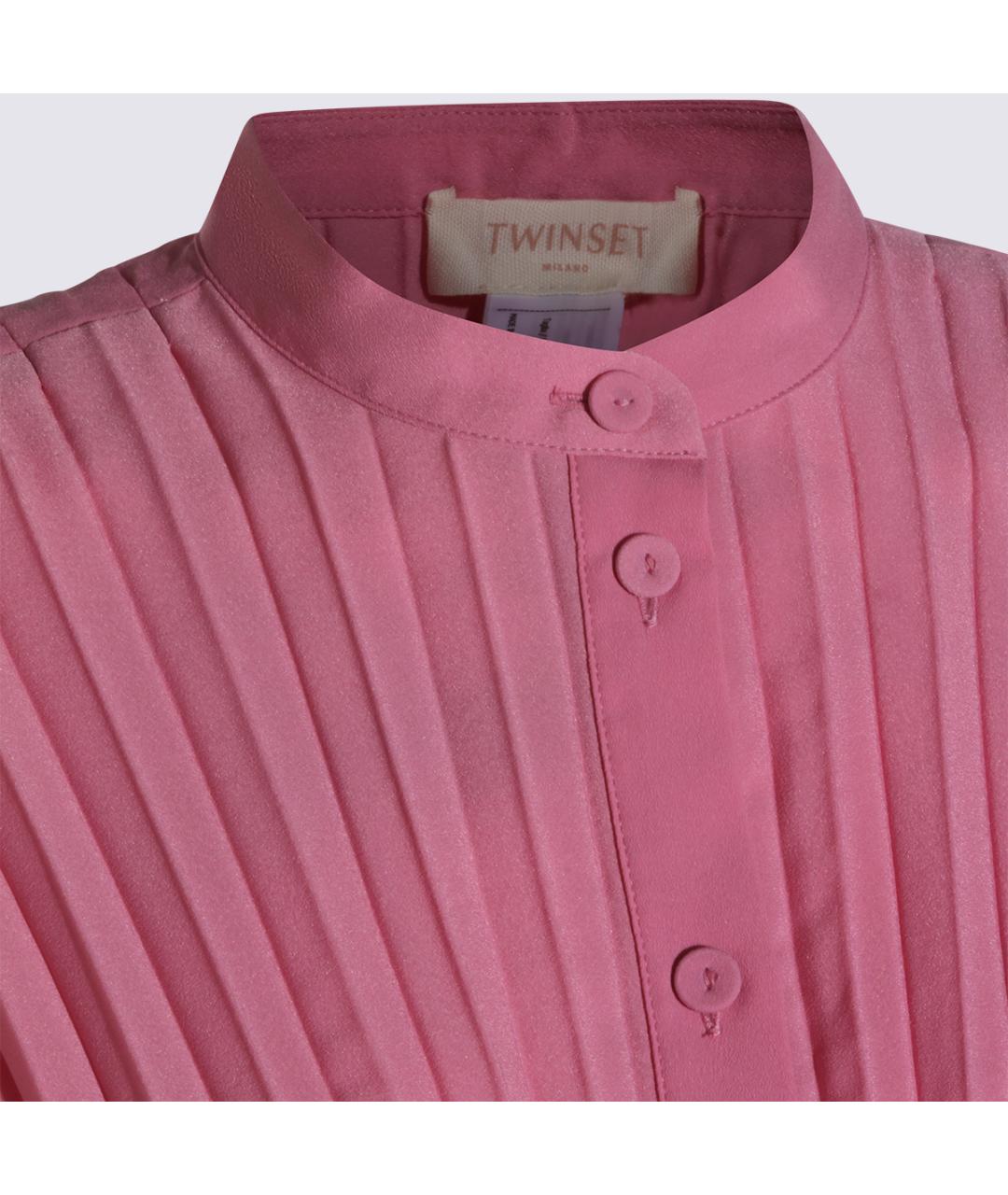 TWIN-SET Розовая блузы, фото 3