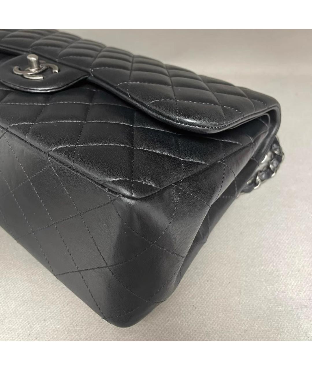 CHANEL Черная кожаная сумка через плечо, фото 2