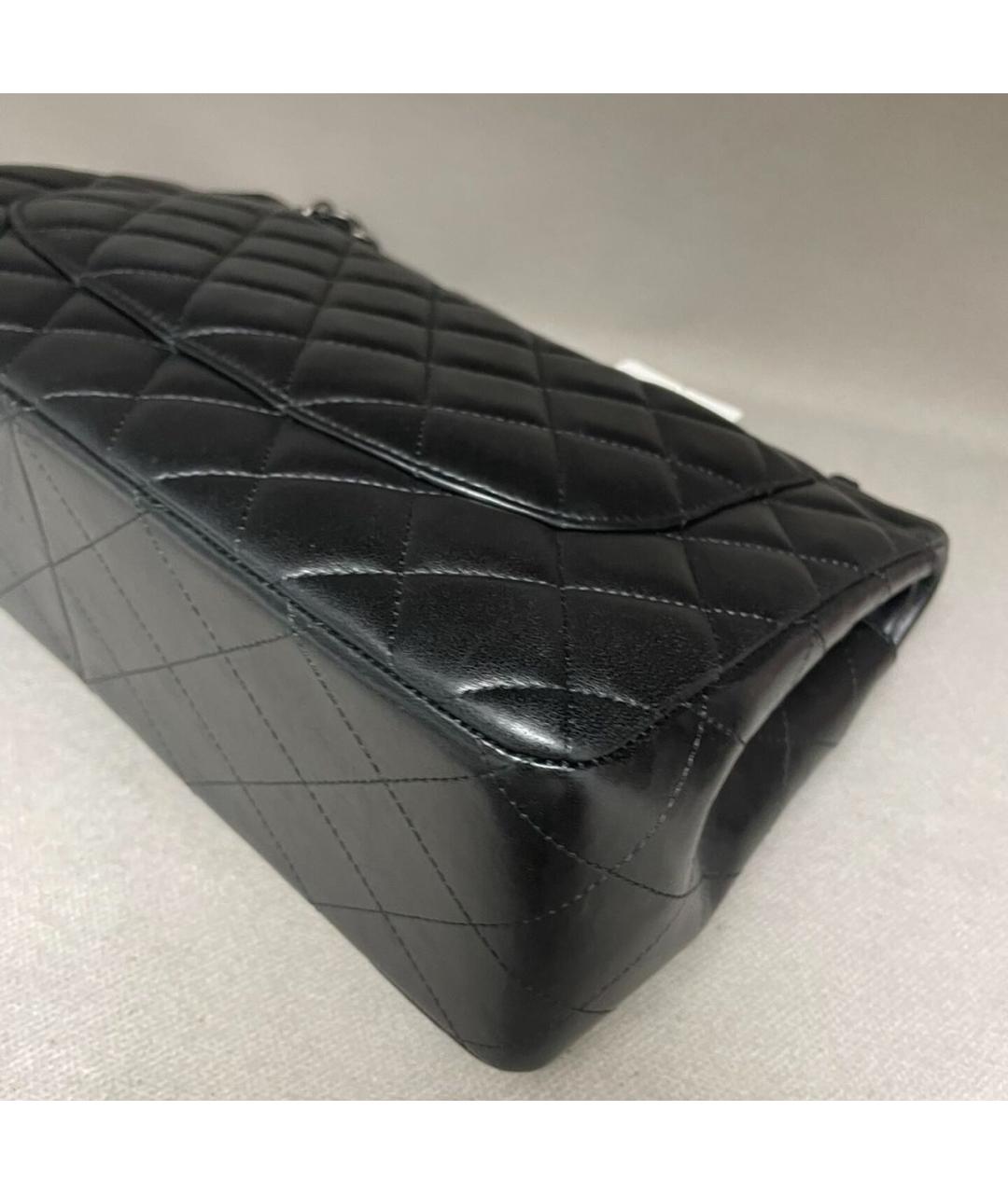 CHANEL Черная кожаная сумка через плечо, фото 5