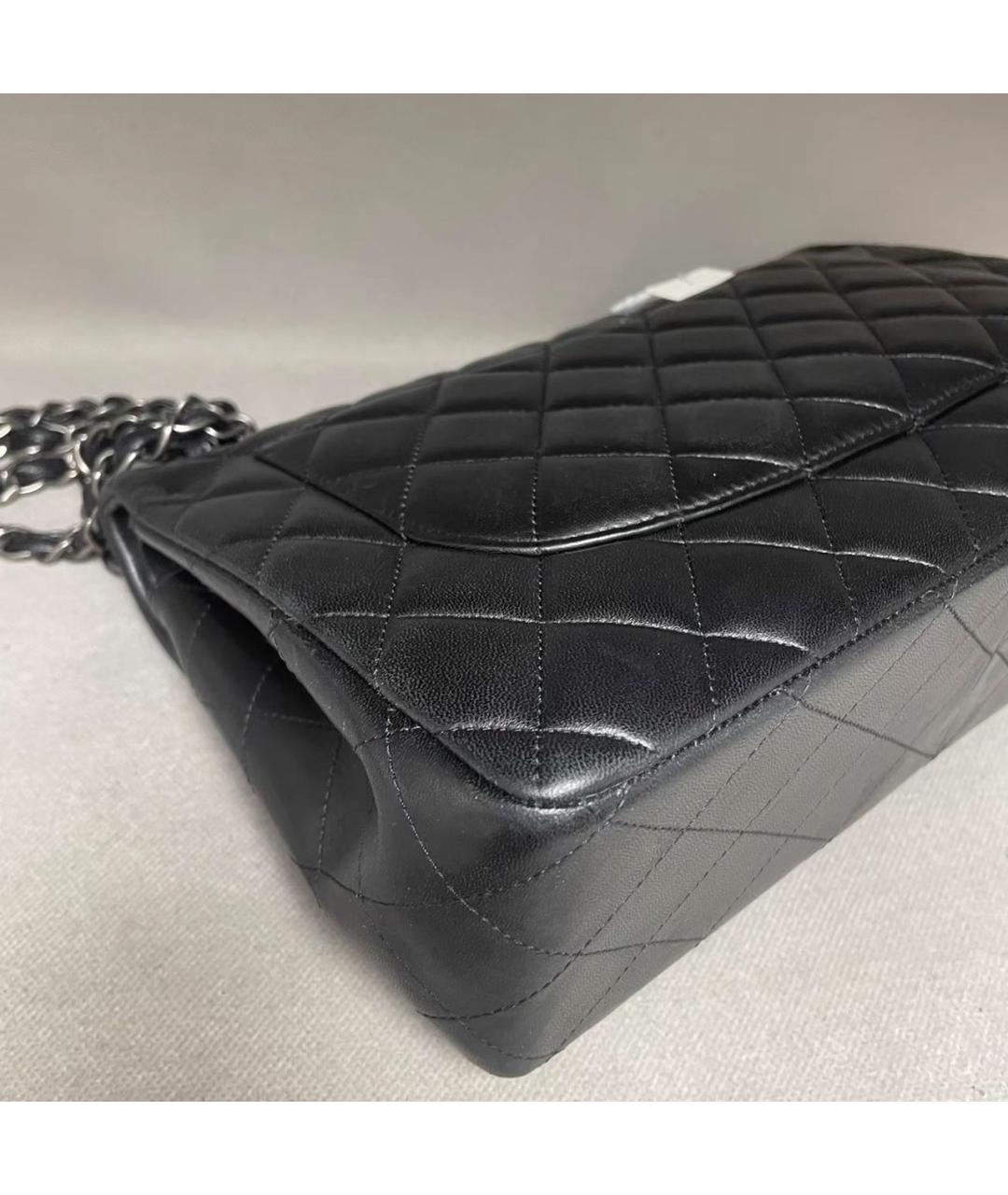 CHANEL Черная кожаная сумка через плечо, фото 4