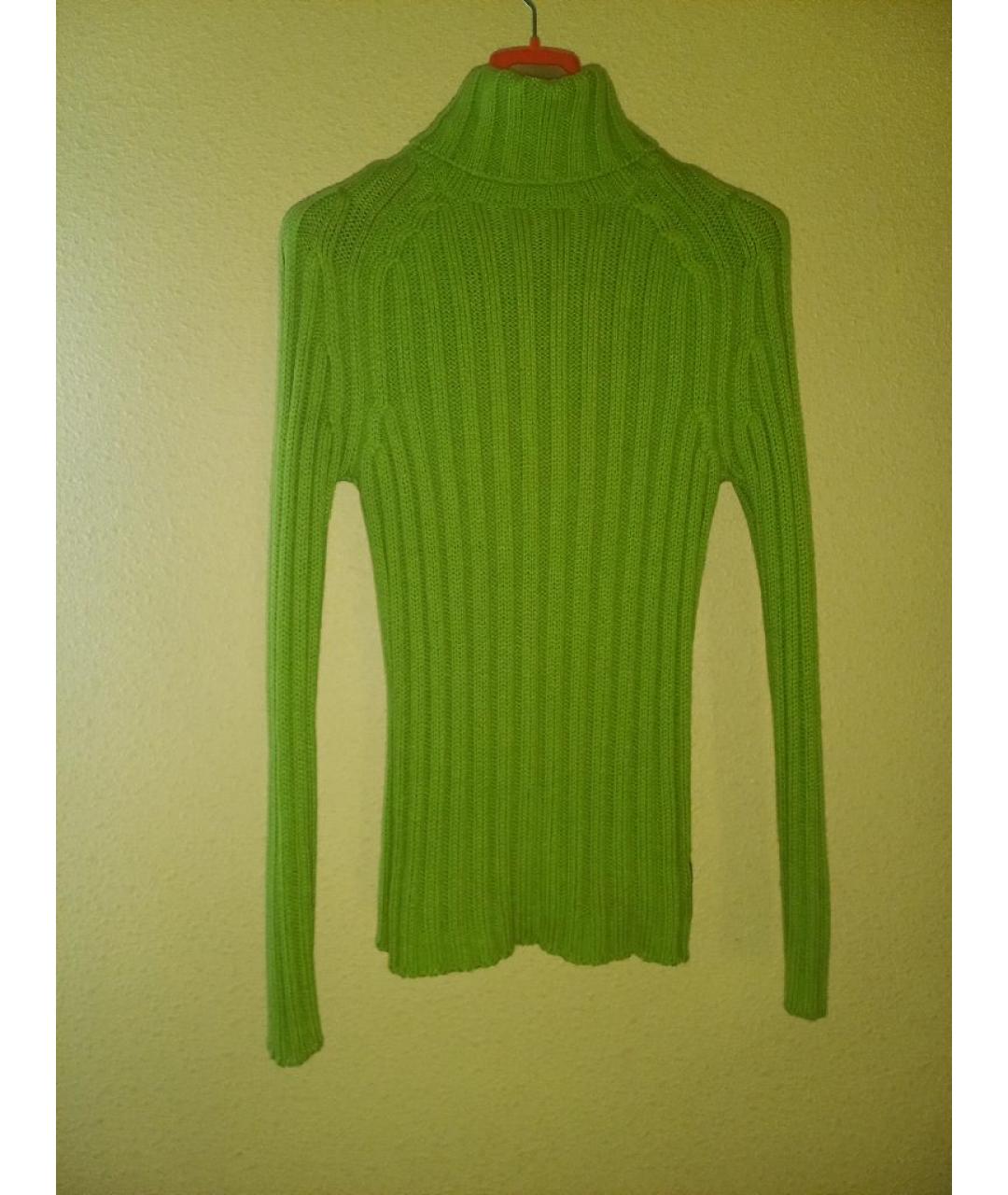 ESCADA Зеленый шерстяной джемпер / свитер, фото 4