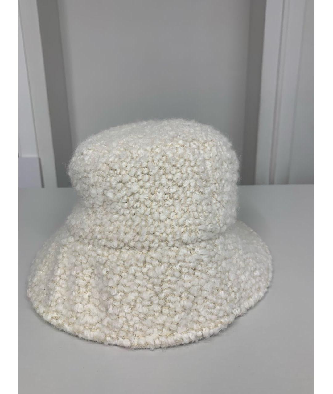 ISABEL MARANT ETOILE Бежевая шерстяная шляпа, фото 3