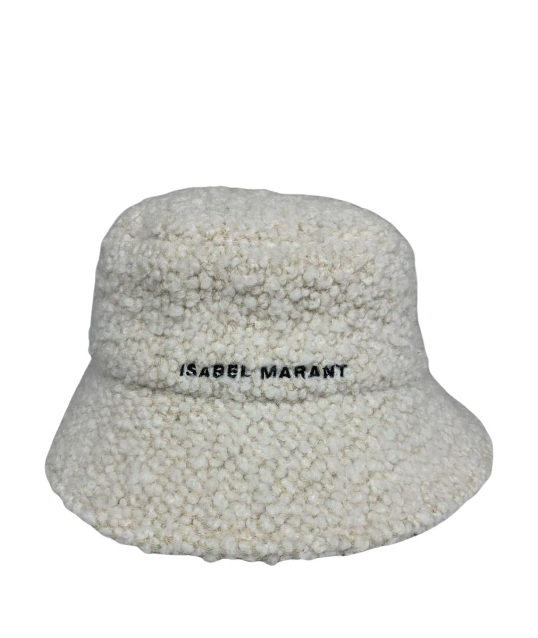 ISABEL MARANT ETOILE Бежевая шерстяная шляпа, фото 1