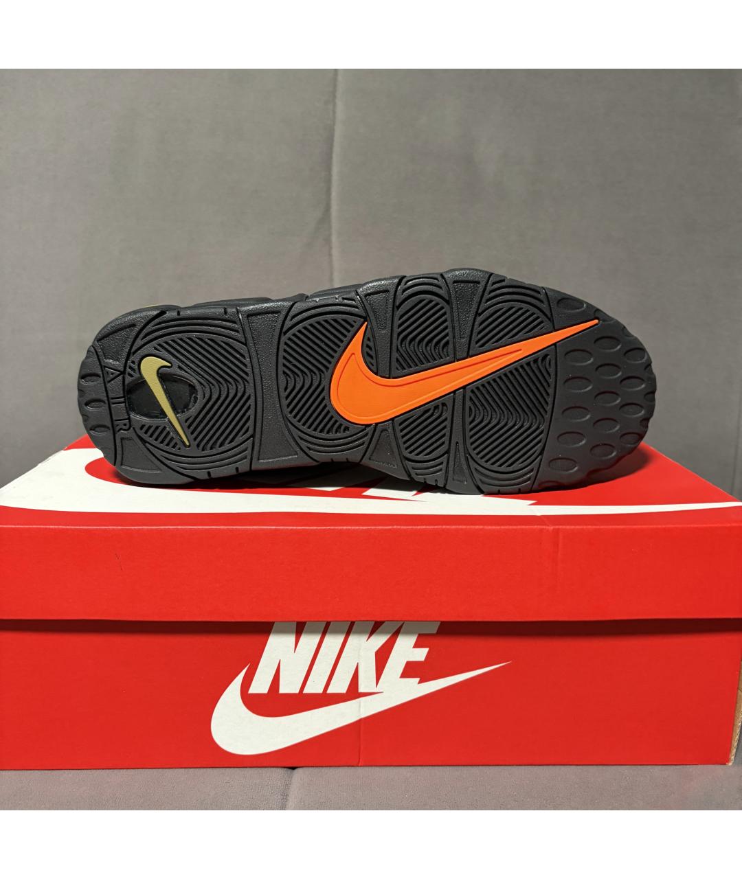 NIKE Черные кожаные высокие кроссовки / кеды, фото 9