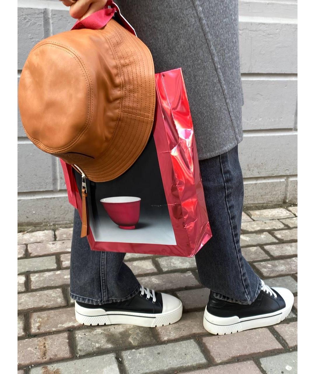 HERMES Черные кожаные кеды, фото 7