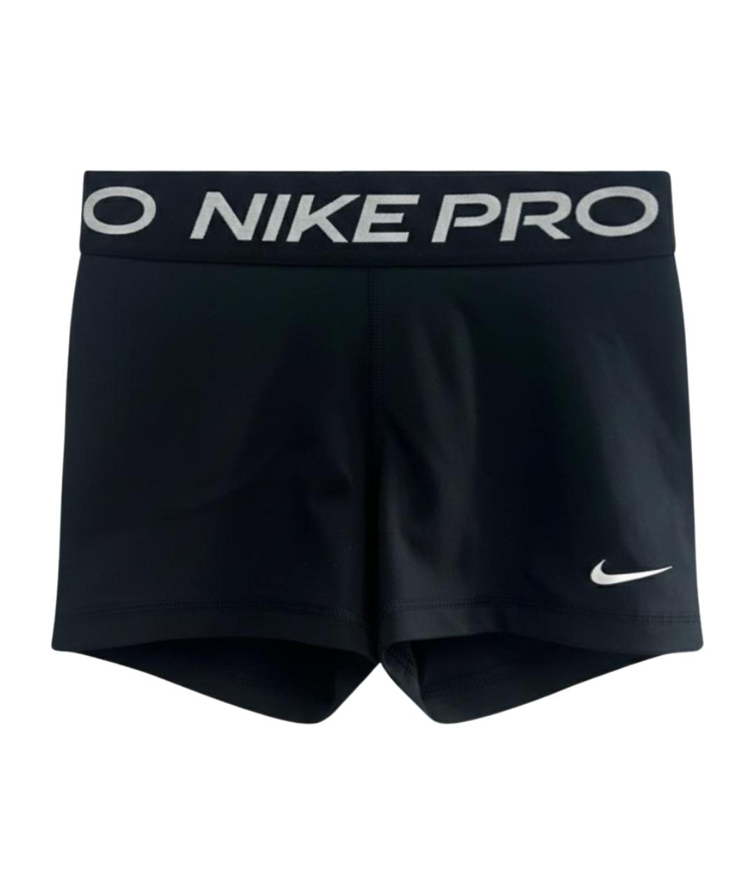 NIKE Черные полиэстеровые шорты, фото 1