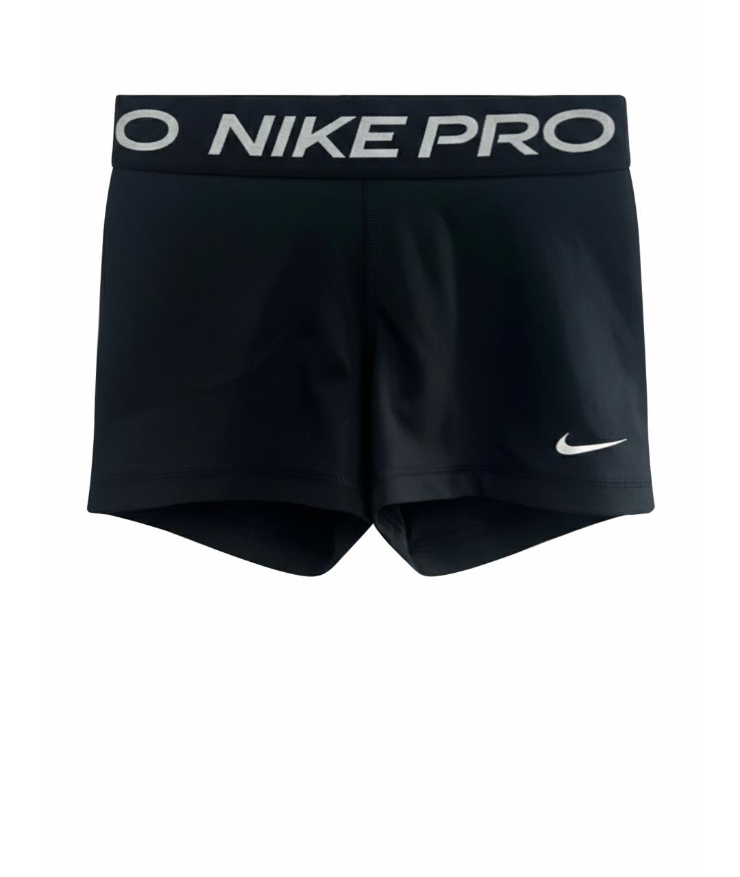 NIKE Черные полиэстеровые шорты, фото 5