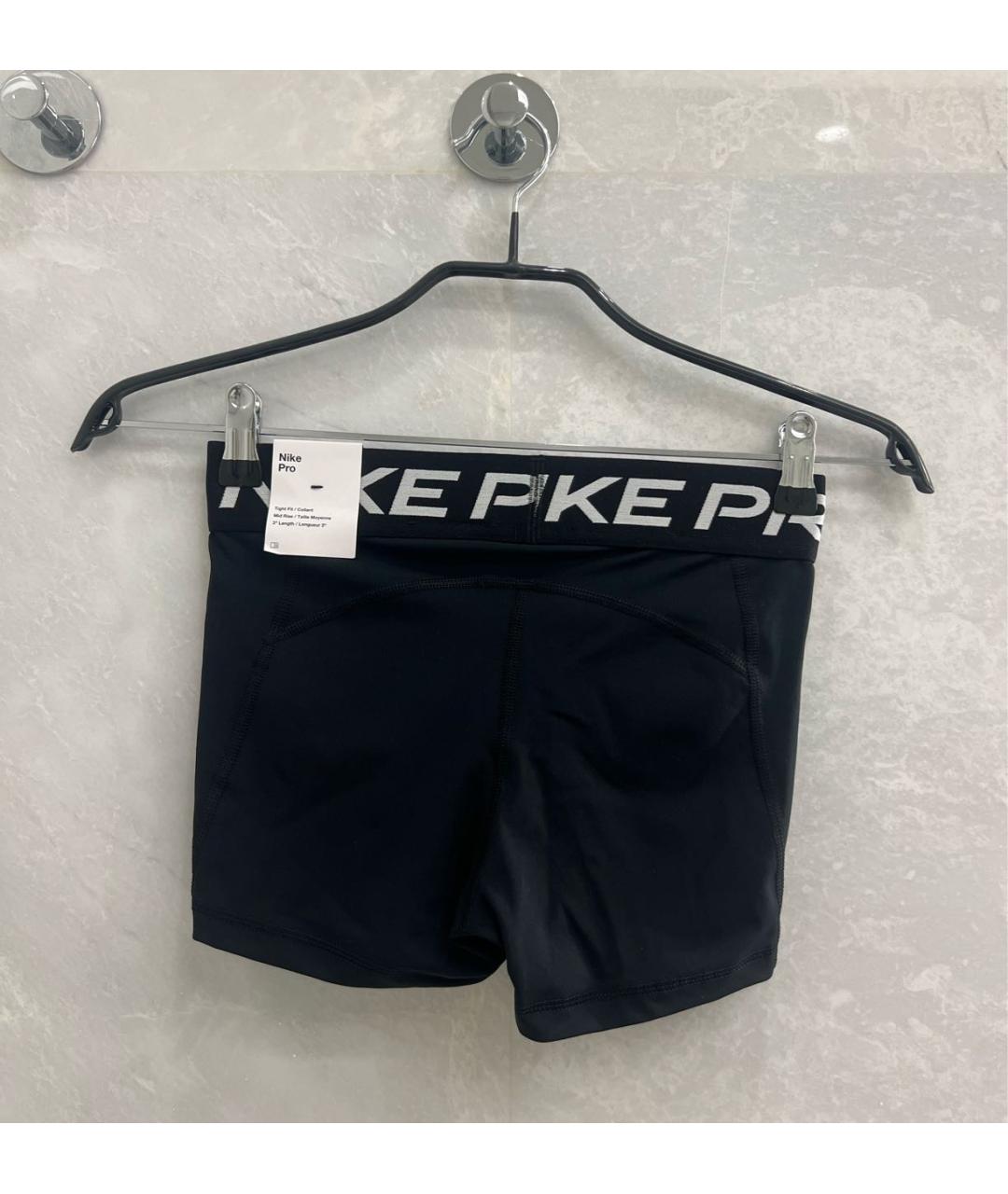 NIKE Черные полиэстеровые шорты, фото 2