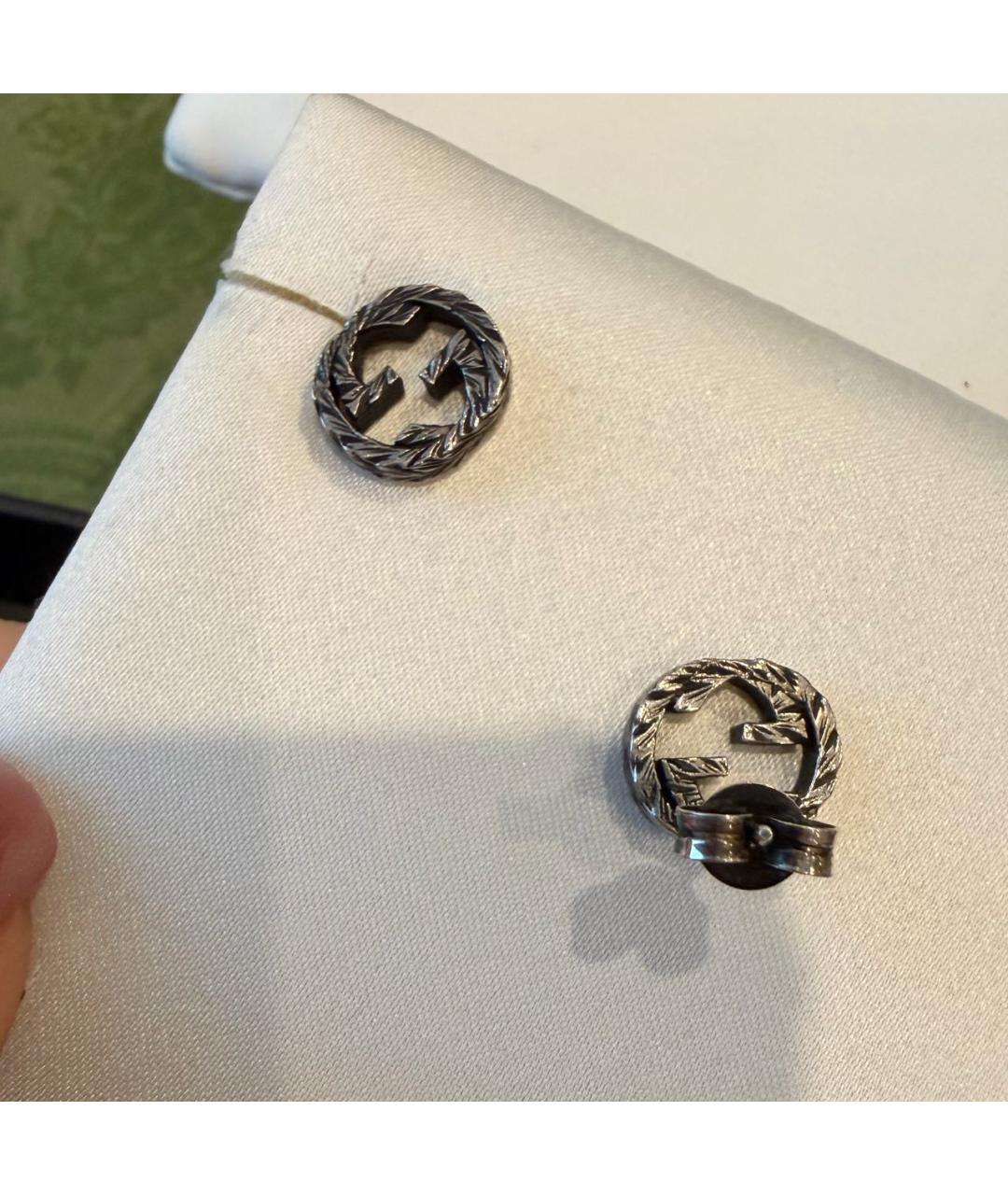 GUCCI Серебряные серебряные серьги, фото 7