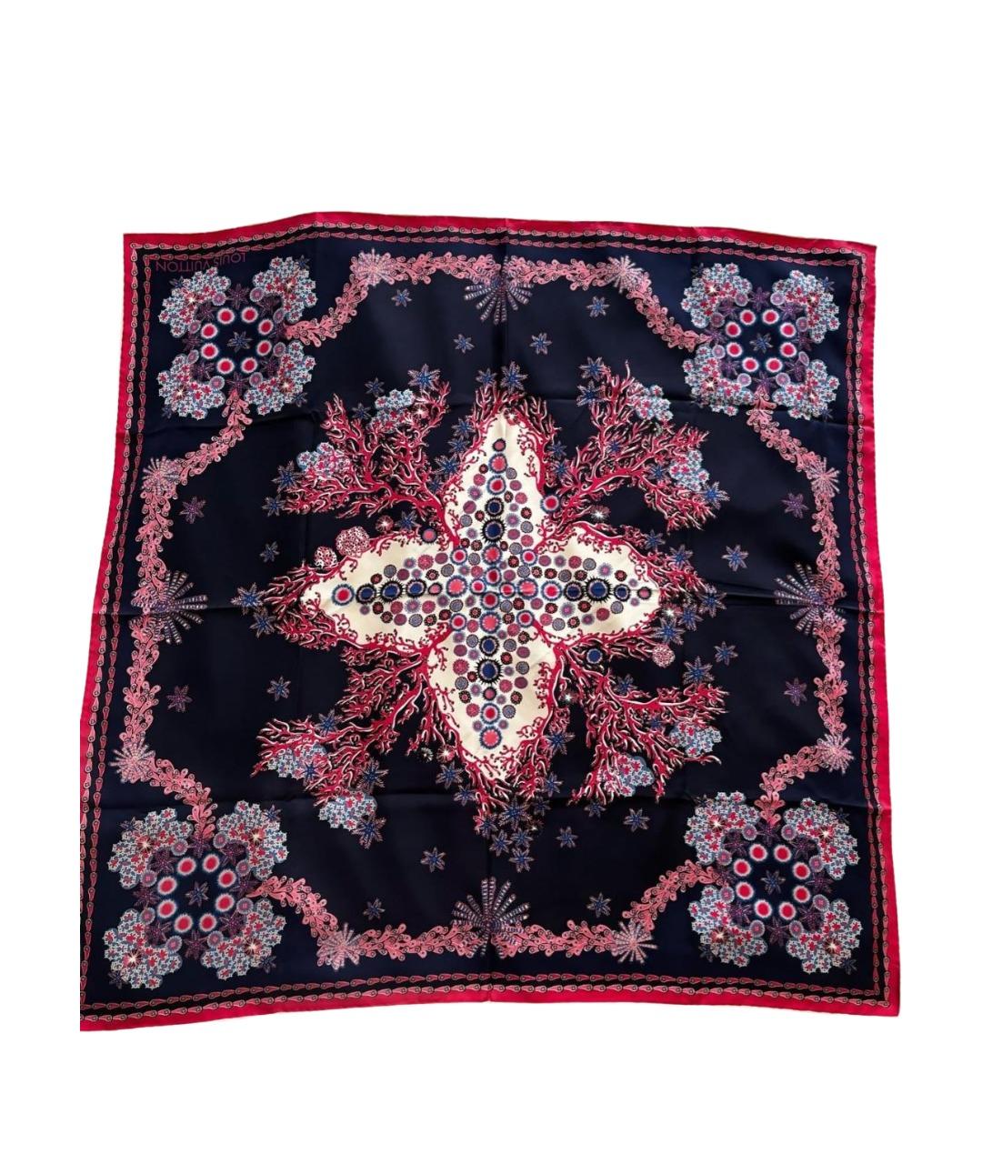 LOUIS VUITTON Мульти шелковый платок, фото 1