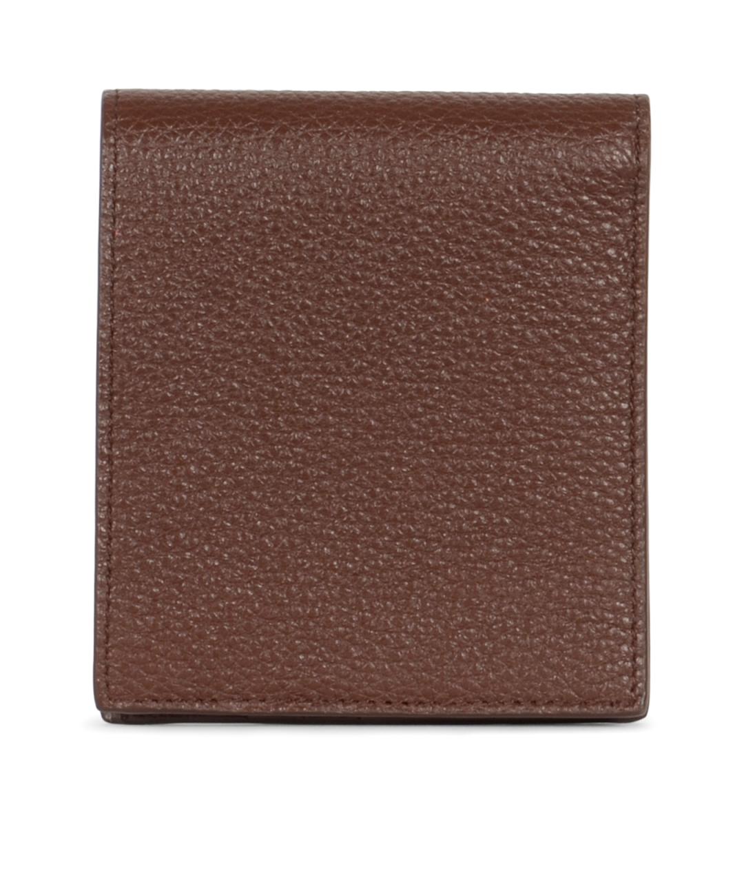 PRADA Коричневый кожаный кошелек, фото 3