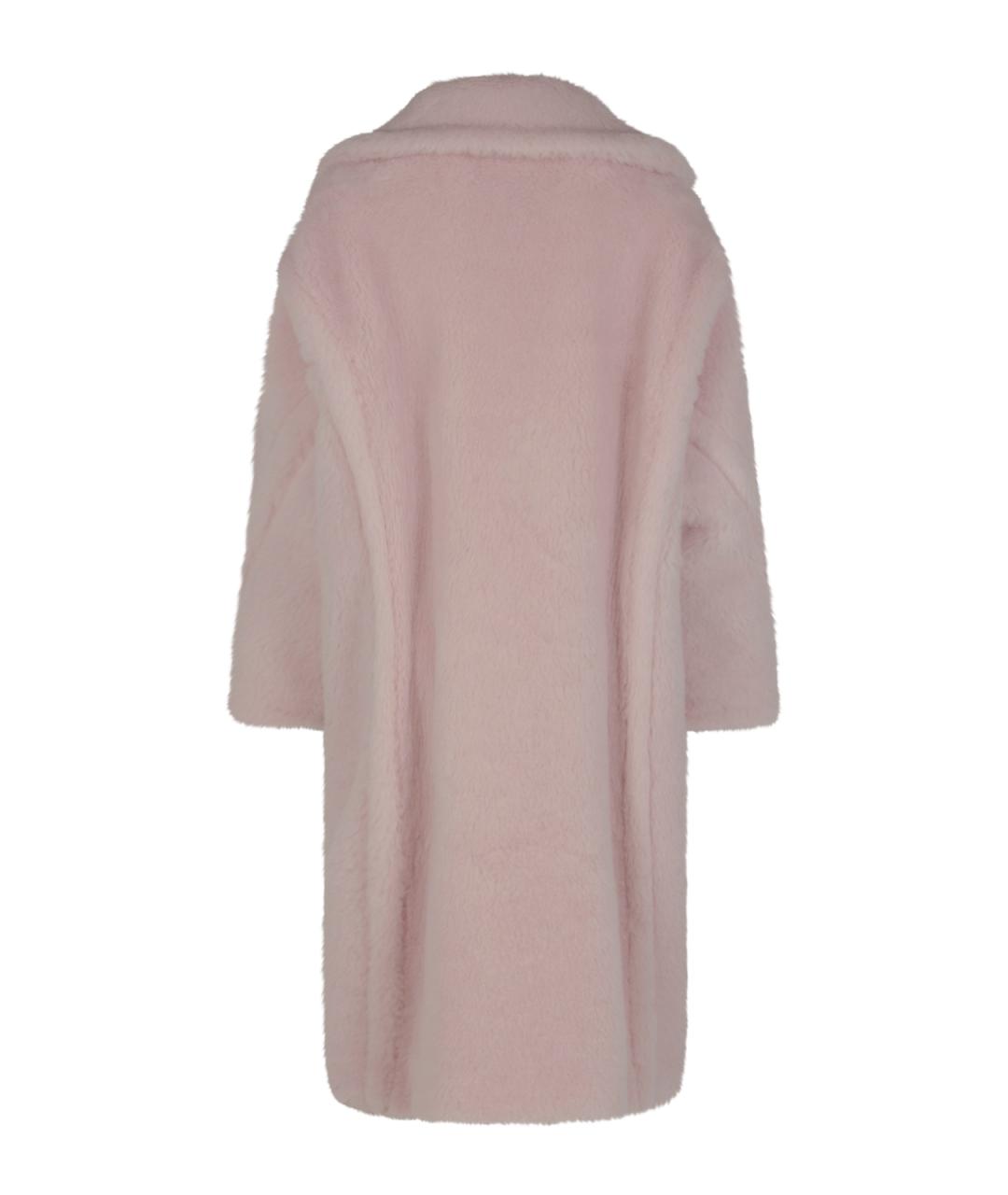 MAX MARA Розовое шерстяное пальто, фото 2