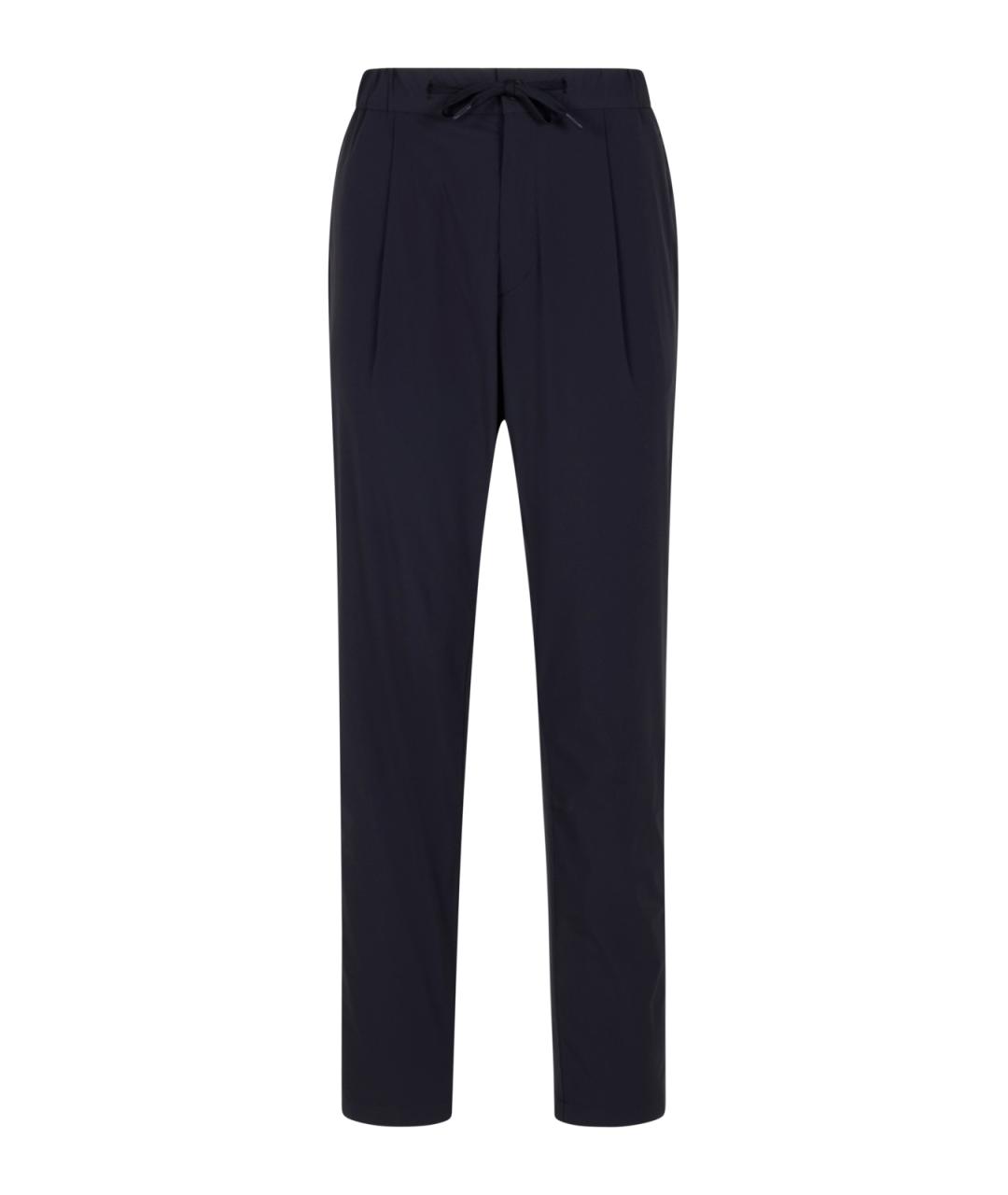 HERNO Синие повседневные брюки, фото 1