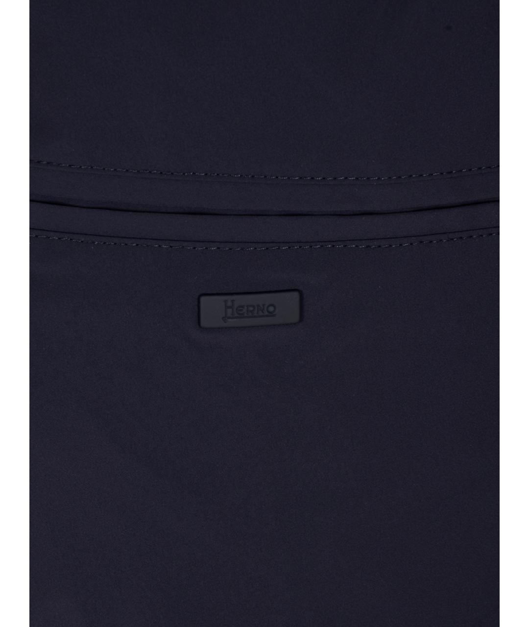 HERNO Синие повседневные брюки, фото 3