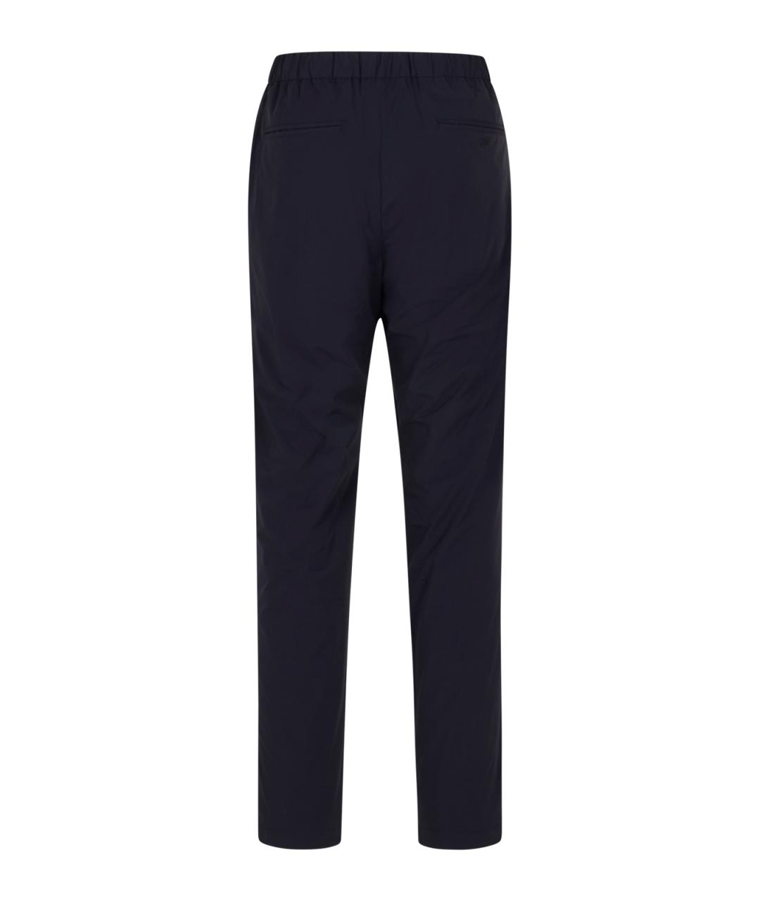 HERNO Синие повседневные брюки, фото 2