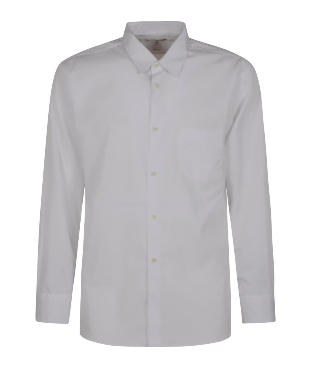 COMME DES GARÇONS Белая хлопковая кэжуал рубашка, фото 1