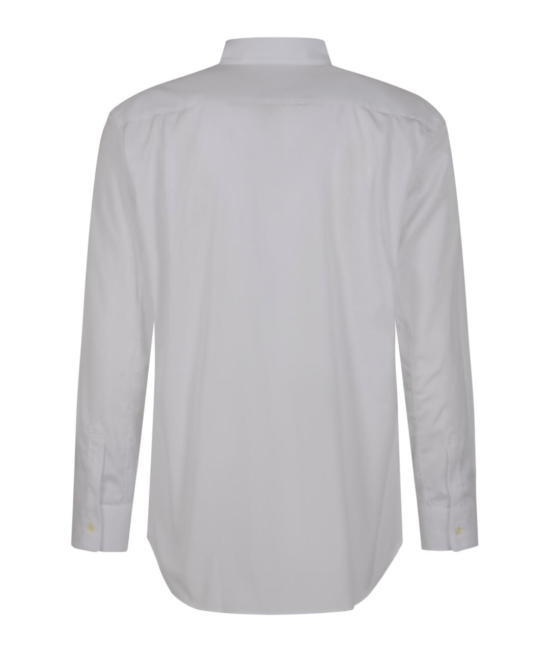 COMME DES GARÇONS Белая хлопковая кэжуал рубашка, фото 2