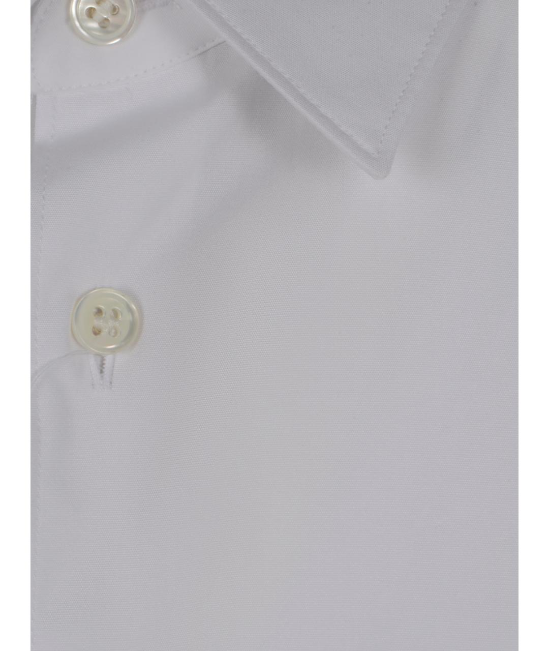 COMME DES GARÇONS Белая хлопковая кэжуал рубашка, фото 3