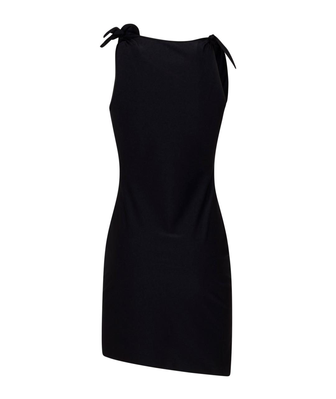 COPERNI Черное полиамидовое коктейльное платье, фото 2