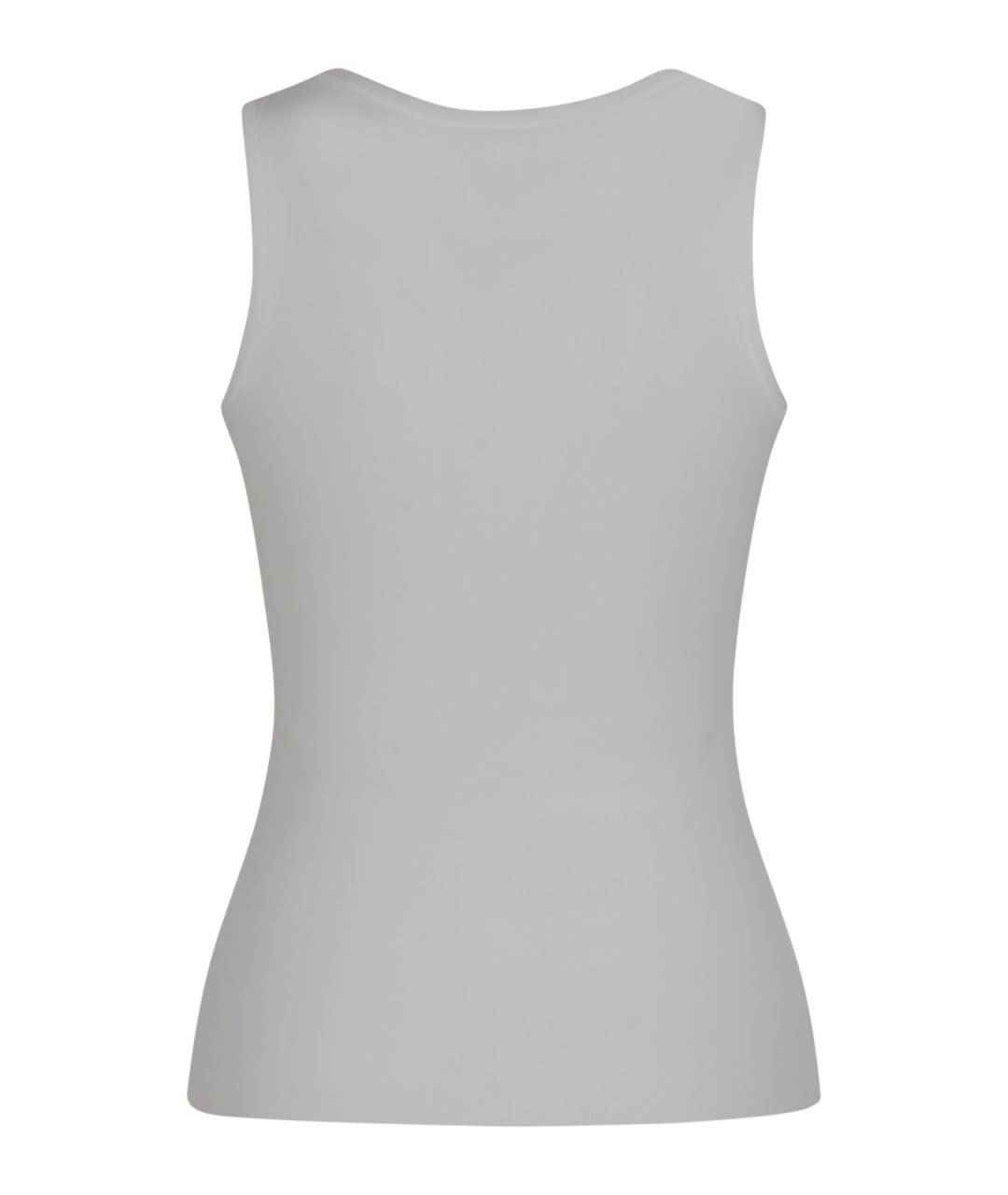 BALENCIAGA Белая вискозная майка, фото 2