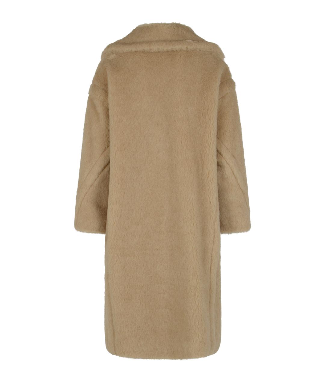 MAX MARA Бежевое шерстяное пальто, фото 2