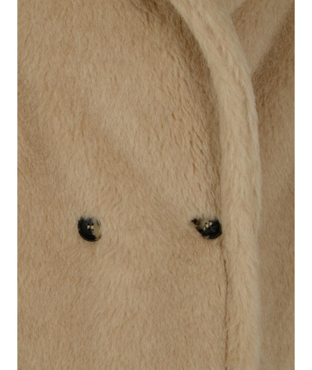 MAX MARA Бежевое шерстяное пальто, фото 3