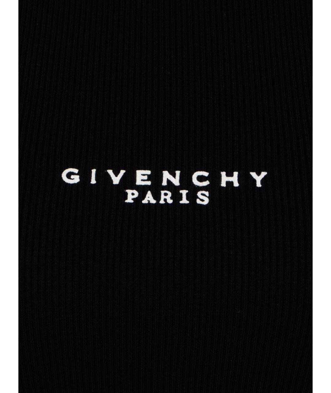 GIVENCHY Черная хлопковая майка, фото 3