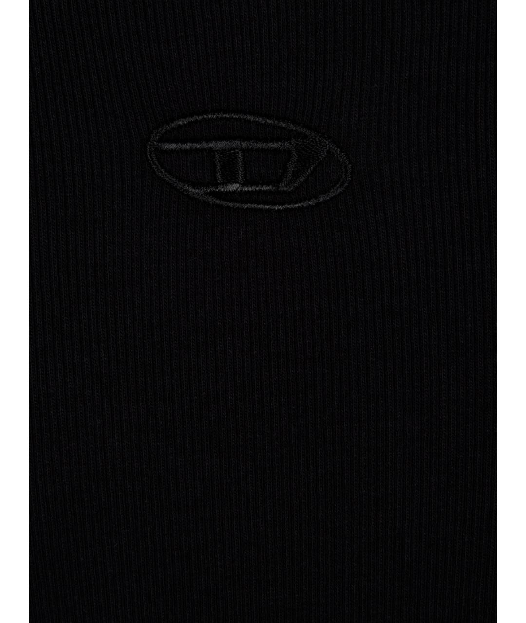 DIESEL Черная хлопковая майка, фото 3