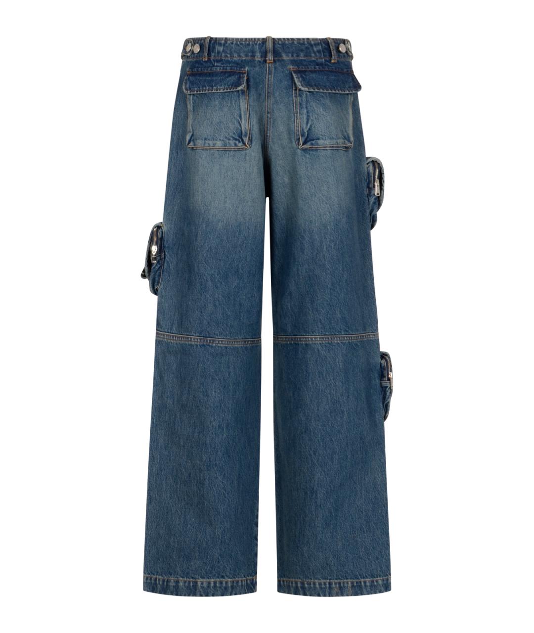 COPERNI Синие хлопковые прямые джинсы, фото 2