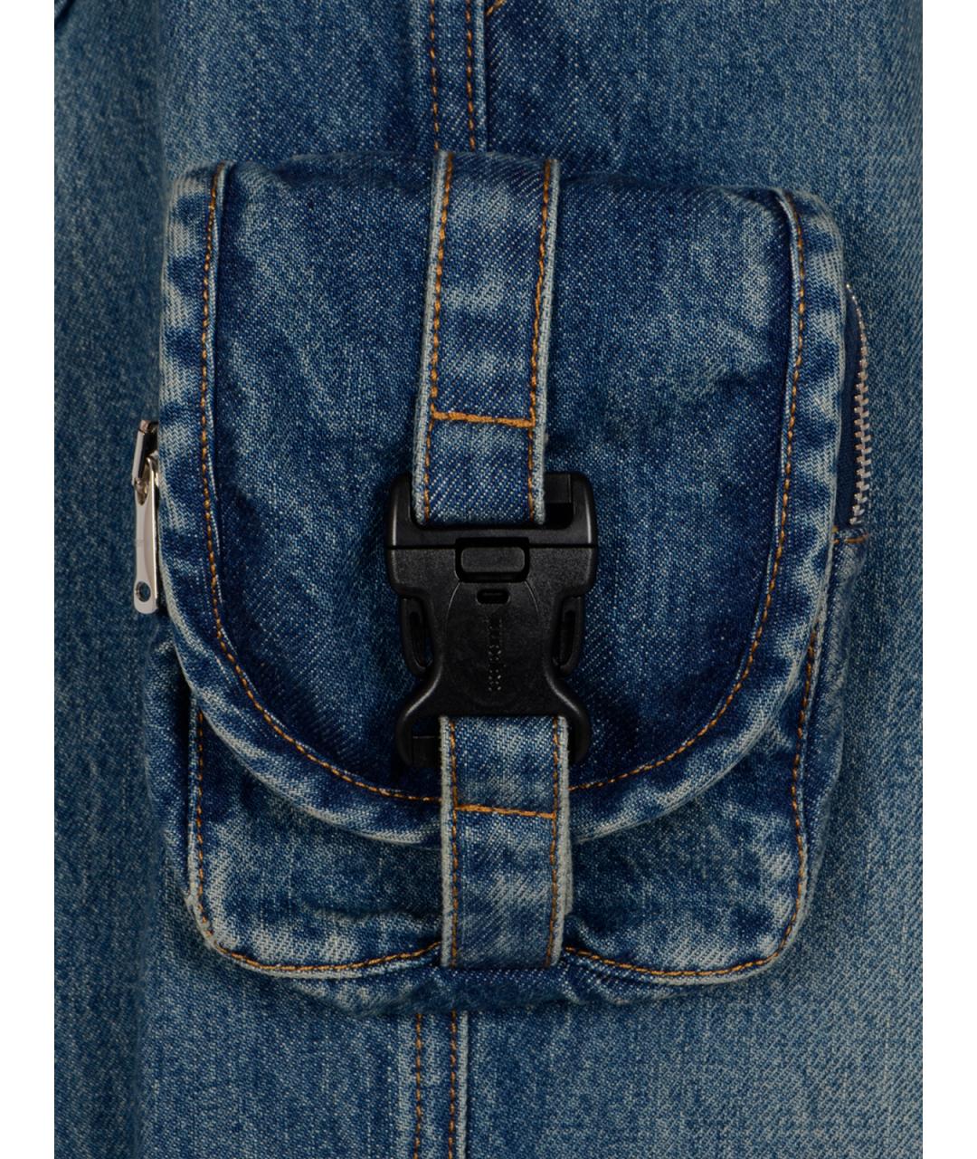 COPERNI Синие хлопковые прямые джинсы, фото 3