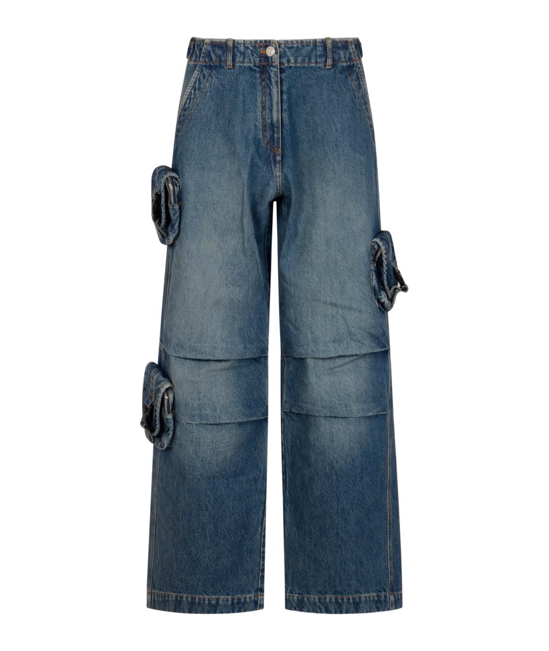 COPERNI Синие хлопковые прямые джинсы, фото 1