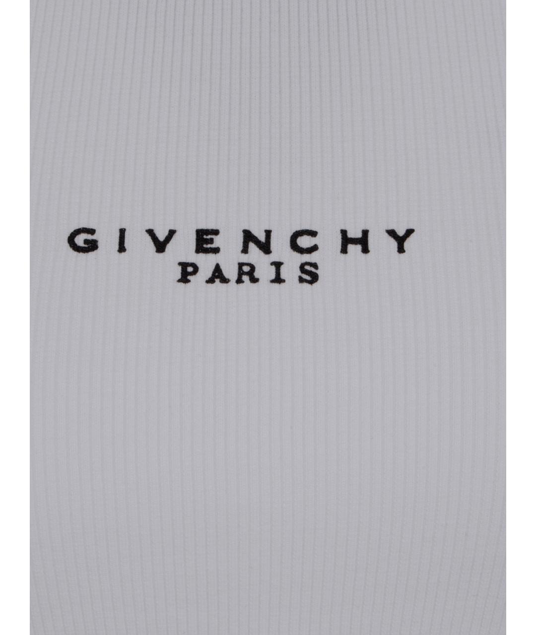GIVENCHY Белая хлопковая майка, фото 3