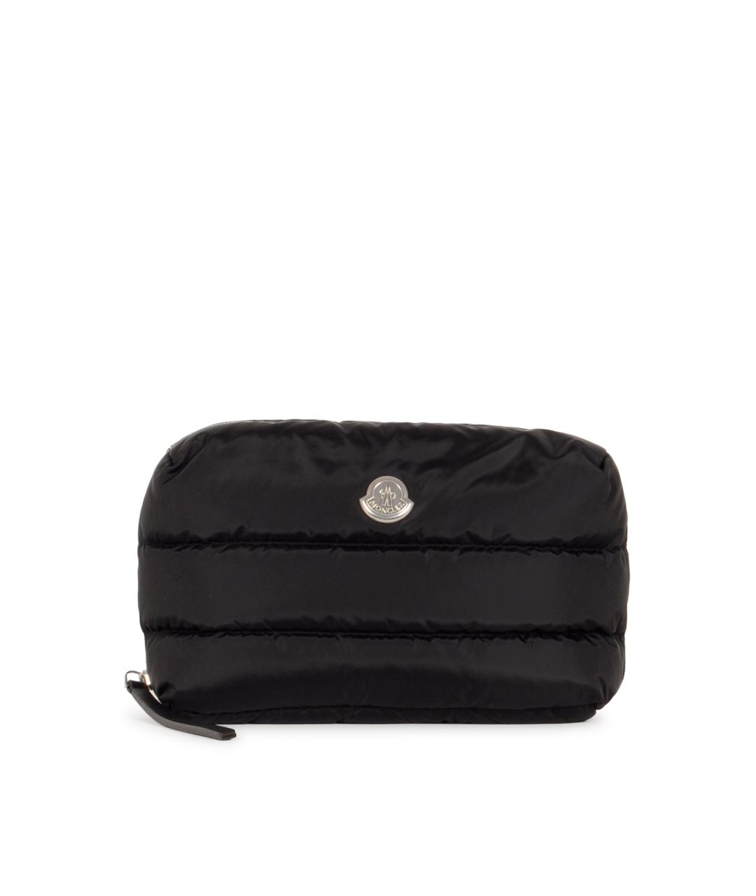 MONCLER Черная синтетическая косметичка, фото 1